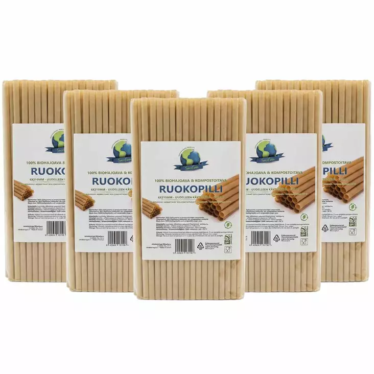 Ruokopillit tukkupakkauksessa 100x100kpl - Kertakäyttöruokailuvälineet ja servetit - 16429830161193 - 1
