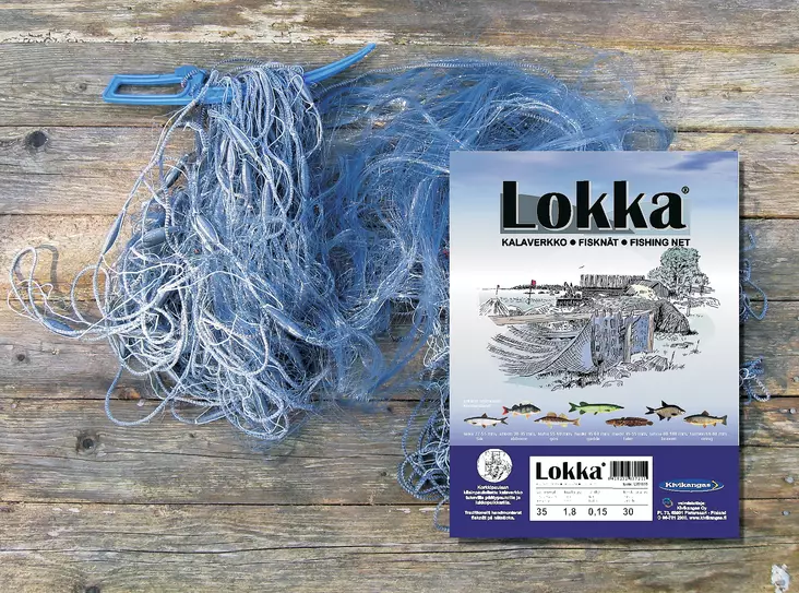 Kalaverkko Lokka 1.8x30m 0,15mm lajitelma - Kalaverkot - 6418252637723 - 1