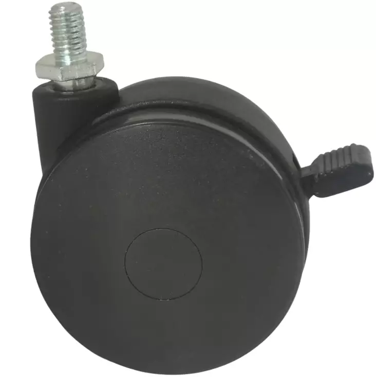 Kalustepyörä 74 mm m10 kääntyvä jarrulla - Kalustepyörät - 6438471345643 - 1