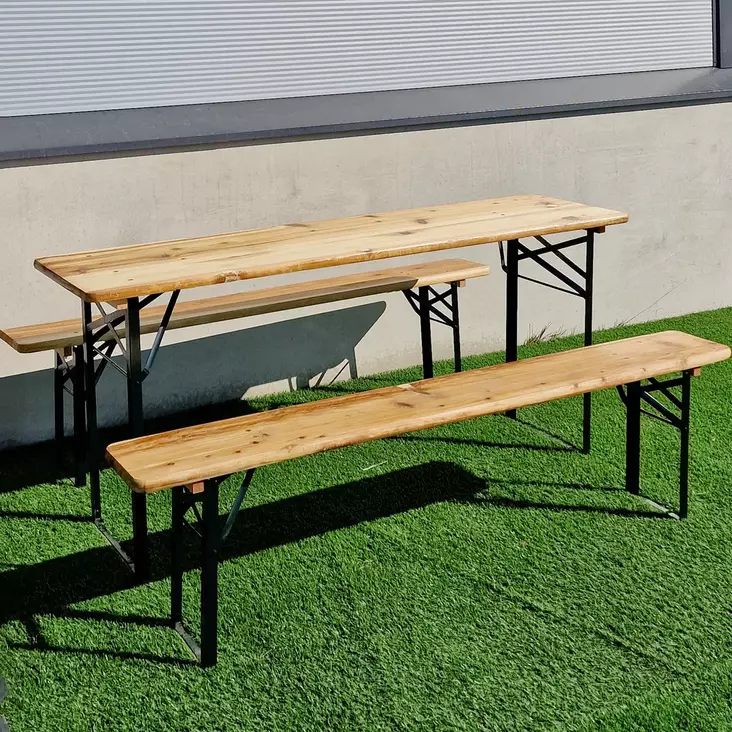 camping kalusto switzerland, penkit ja pöytä - Terassikalusteet - 6438168095653 - 1