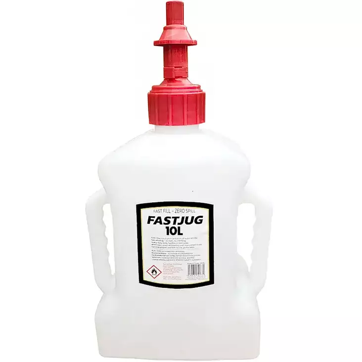 Fastjug bensiinikanisteri 10 l valkoinen - TUFF JUG polttoainekanisterit ja bensasäiliöt - 6430079601763 - 1