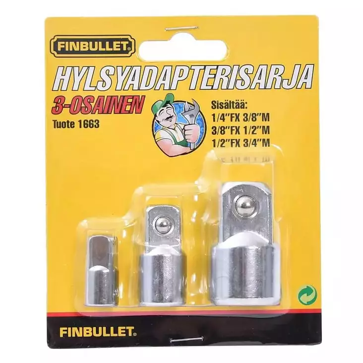 Karamuunninsarja 3 osainen - Paineilmaliittimet - 6438152016633 - 1