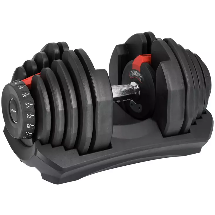 Säädettävät käsipainot optigym 40kg - Kuntoiluvälineet - 6438014374543 - 1