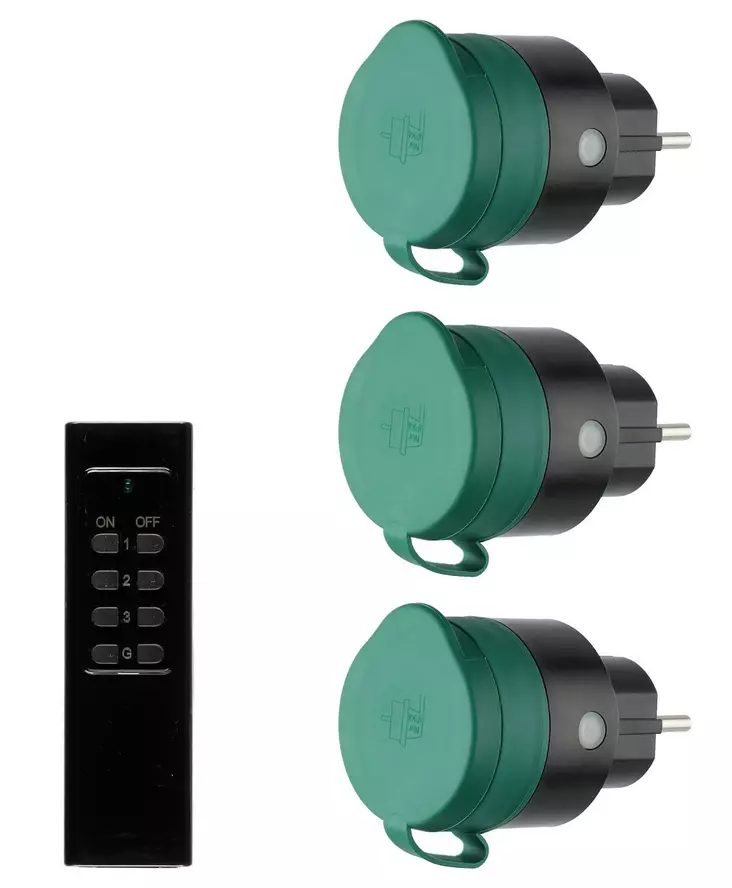 pistorasia kauko-ohjattava ulkokäyttöön - Kauko-ohjattavat pistorasiat - 6410413209213 - 1