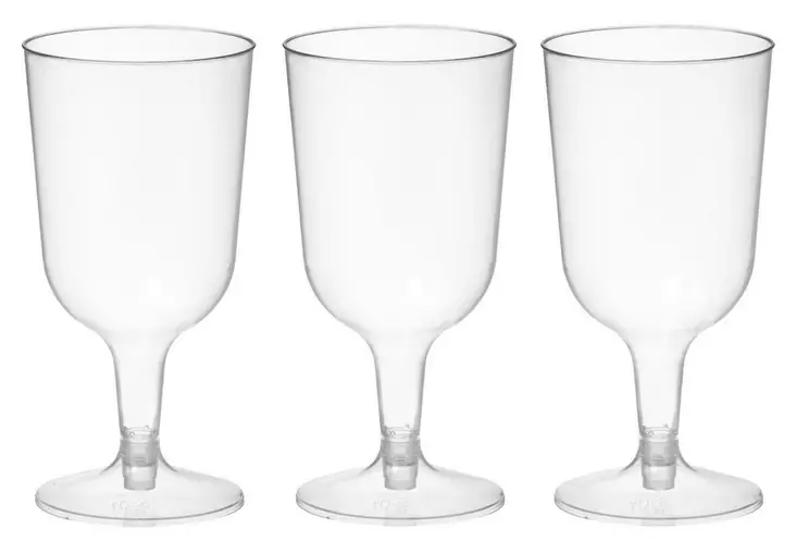 Kertakäyttö Saana viinilasi kirkas 15cl 6kpl - Kertakäyttöruokailuvälineet ja servetit - 6410412864963 - 2