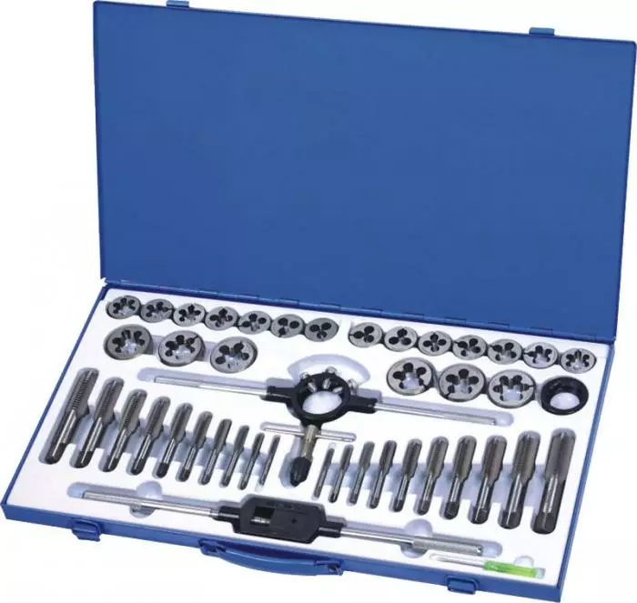 Kierretyökalusarja 1/4" - 1" 45-os tuuma - Kierretyökalut ja korjaussarjat - 6430013067693 - 1