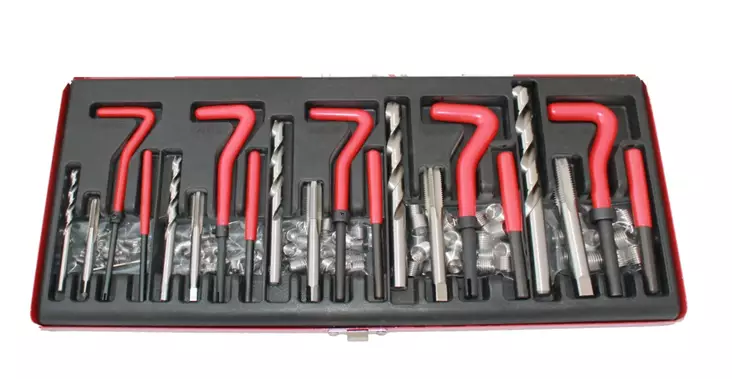 Kierteen korjaussarja M5-M12 131-osainen - Kierteenkorjaus, pelti- ja siipimutterit - 6430032157733 - 1