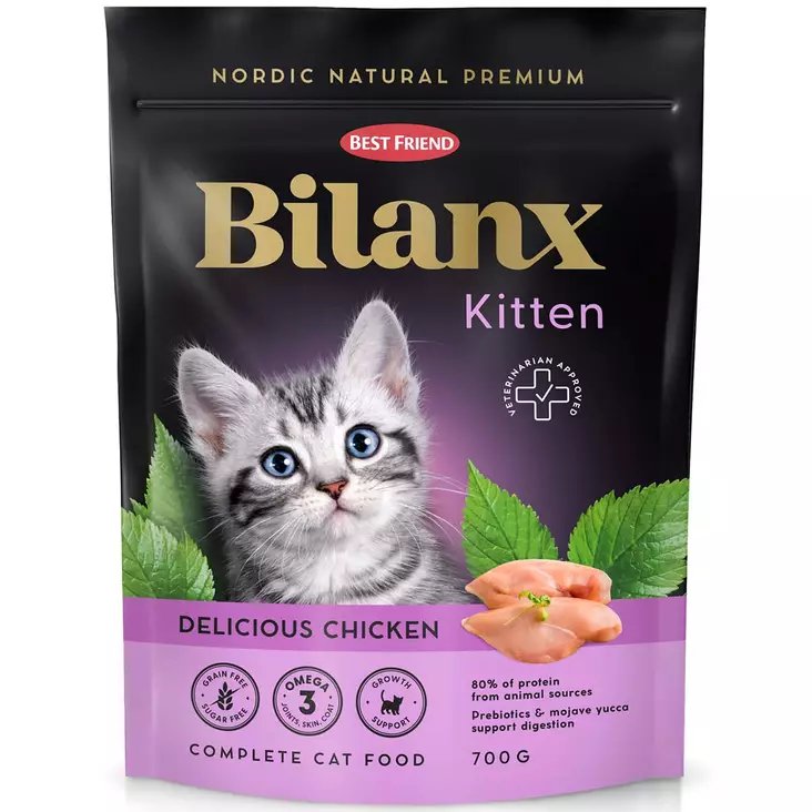 Bilanx kitten kuivaruoka kissanpennuille 700 g - Kissan kuivaruoka - 5700551211843 - 1