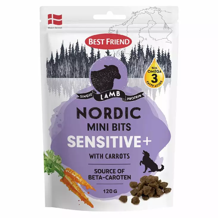 Koiran herkkupala nordic mini bits sensitive - Koiran puruluut, purutikut ja pururullat - 5700551172953 - 1