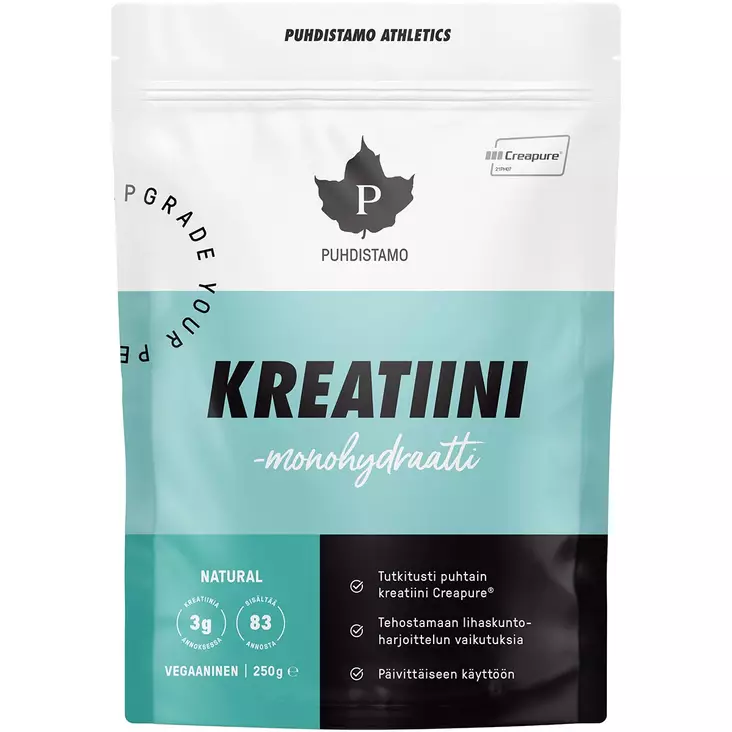 puhdistamo kreatiini monohydraatti 250g jauhe - Vitamiinit ja jauheet - 6430039223493 - 1