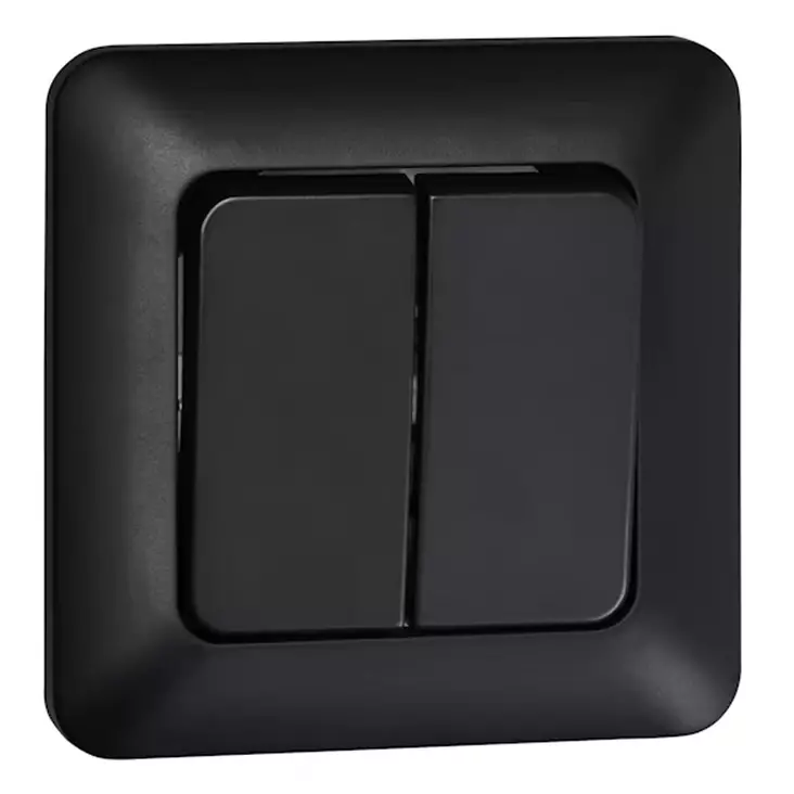 Musta kytkin uppo opla 16a - Sähkökytkimet ja himmentimet - 6438056309213 - 1