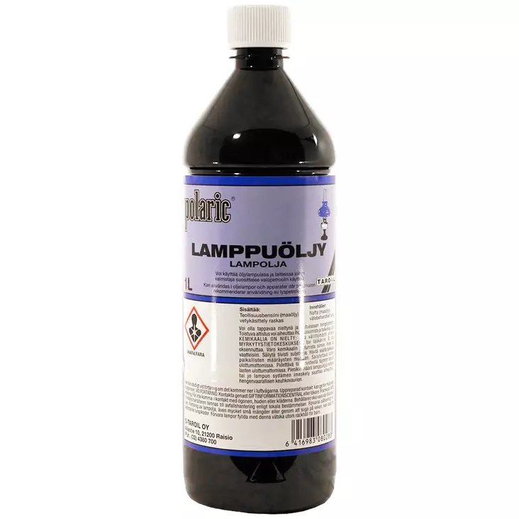 Polaric 1 l lamppuöljy, valopetrooli - Sytytyspalat ja polttoöljyt - 6416983080283 - 1