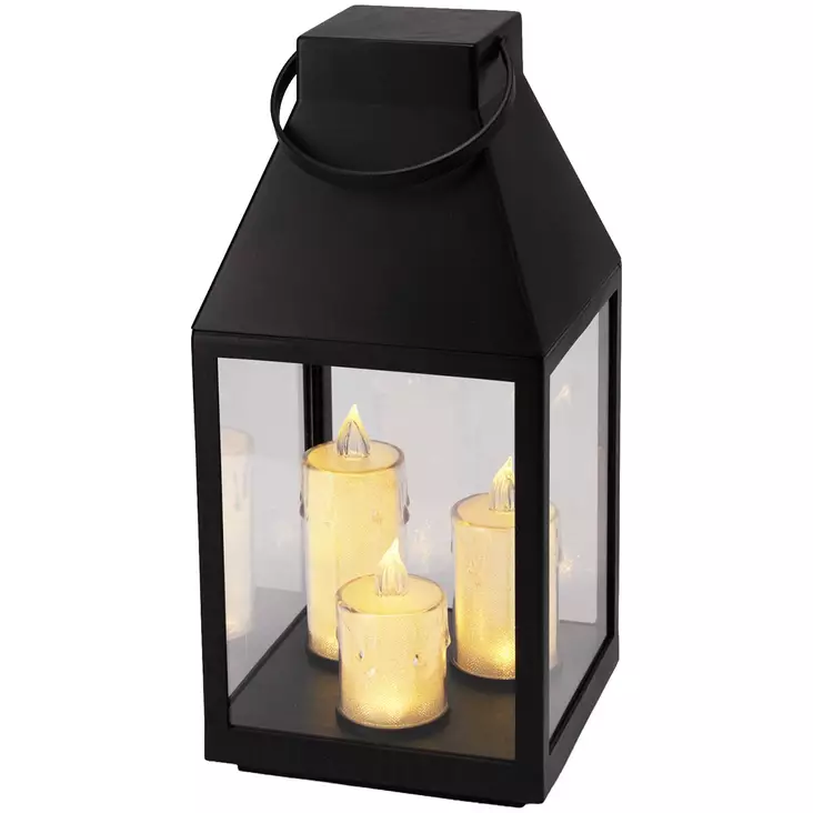 Musta led lyhty - Led-lyhdyt - 8721037684163 - 1