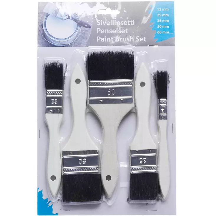 tarmo sivellinsetti 5-osainen - Siveltimet ja tasoittajat - 6410411819643 - 1