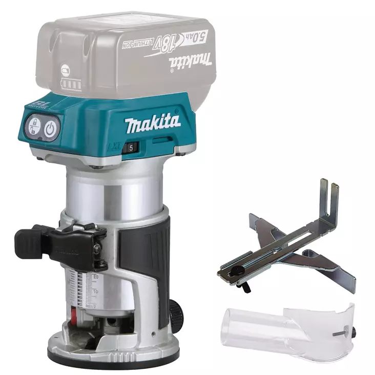 makita yläjyrsin käsijyrsin drt50z - Höylät, jyrsimet ja puusorvit - 088381846103 - 1