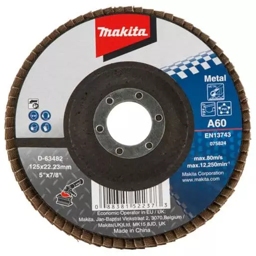 Makita lamellilaikka 125mm - Puhdistuslaikat - 088381522373 - 1