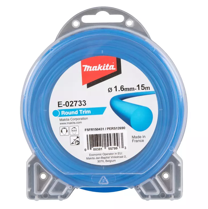 Makita pyöreä siima 1,5 mm 15 m - Trimmerin siimat ja siimapäät - 088381557993 - 1