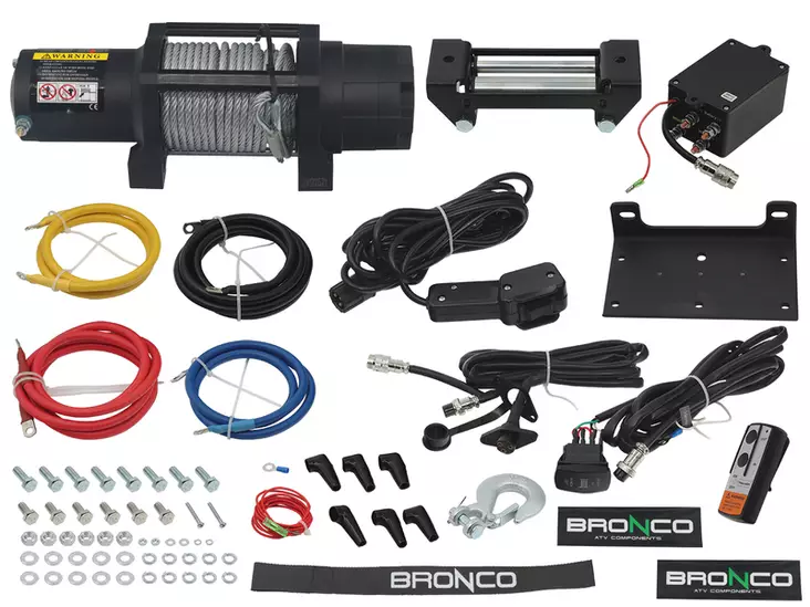 Mönkijän vinssi Bronco Gen II Winch 6000lb Wire 2700kg vaijerilla - Mönkijän vinssit - 6438235217223 - 1