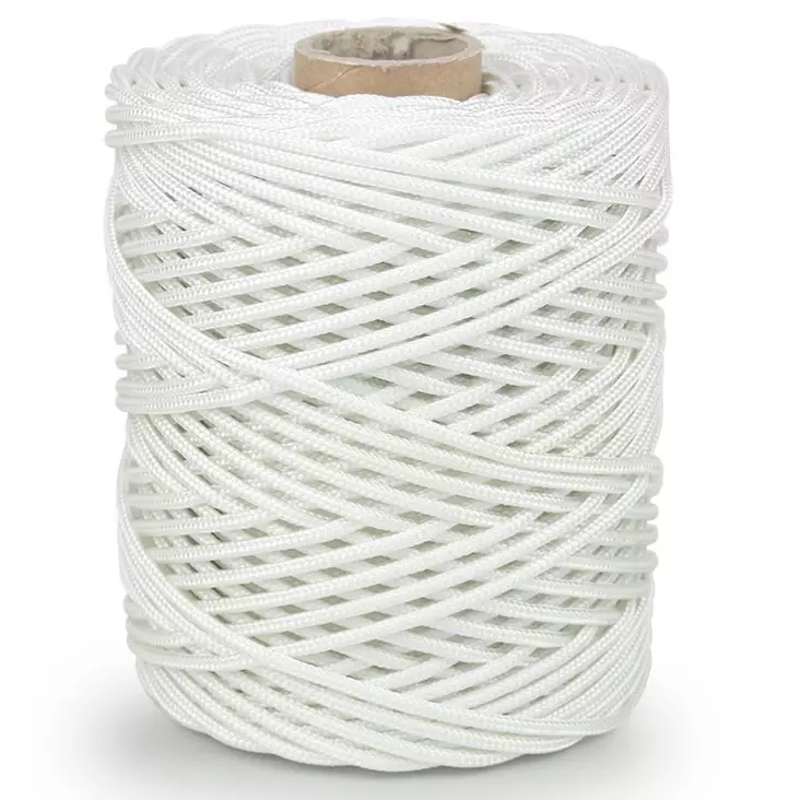 Valkoinen nailonköysi - Kalaverkonnarut ja pauloituslangat - 6418252508313 - 2