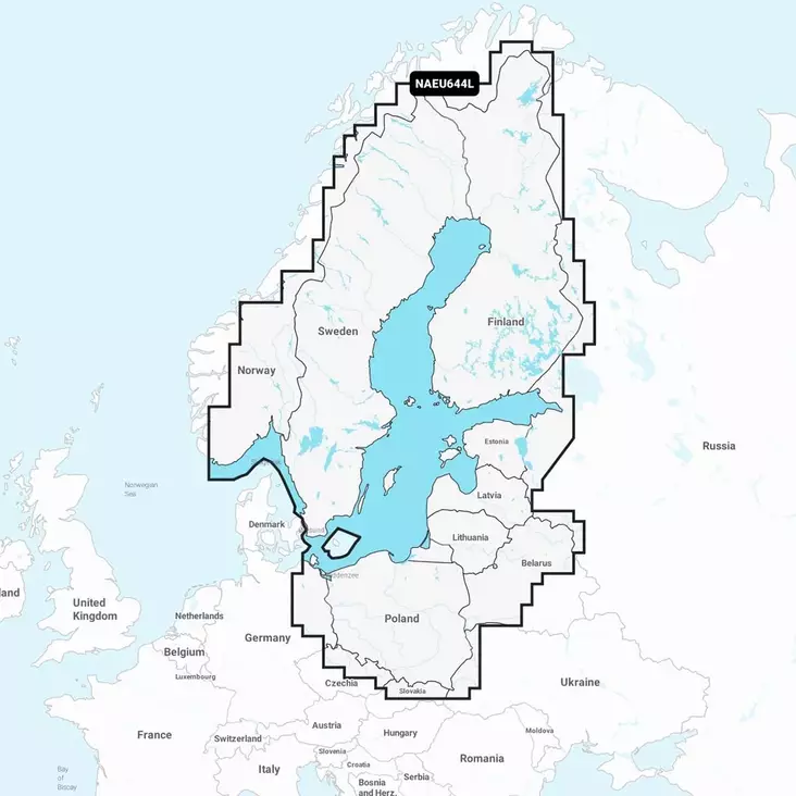 navionics karttakortti järvet ja itämeri - Karttaplotterit,kartat ja kaikuluotaimet - 8054242922363 - 1