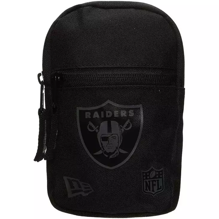 New era nfl mini pouch oakland raiders musta pientarvikelaukku - Reput ja laukut - 0194087487783 - 1