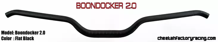 Ohjaustanko CFR Boondocker 2.0 Flat musta - Moottorikelkan runko-osat - 682863462203 - 2