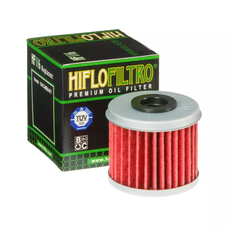 Öljynsuodatin HF116 Honda Polaris - Crossin ja mopon öljynsuodattimet - 824225110463 - 2