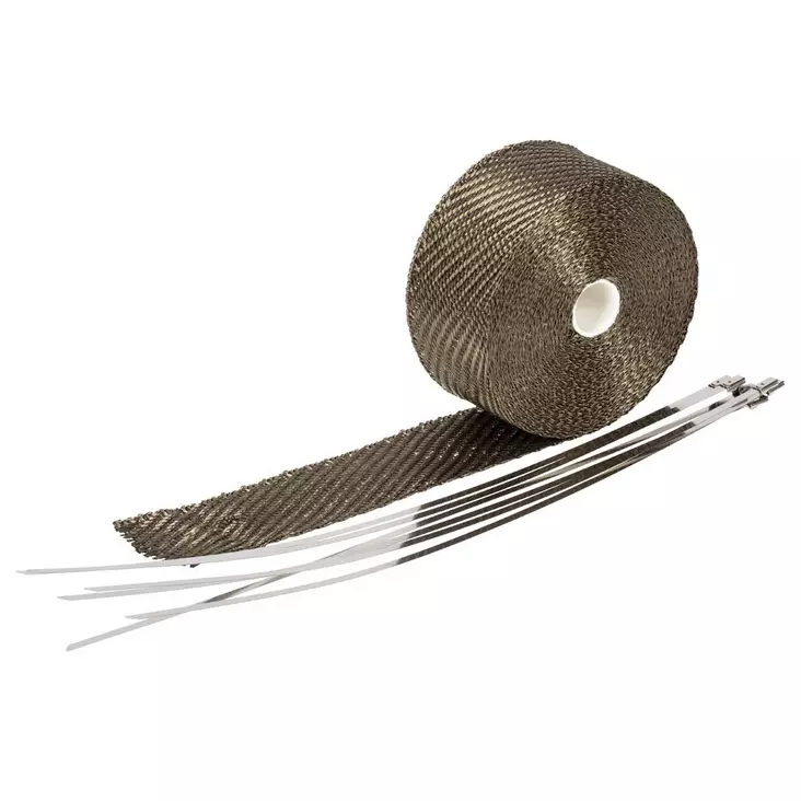 Pakoputken lämpönauha 5cm x 15m - Motocrossin ja enduron pakoputket - 6438471298123 - 1
