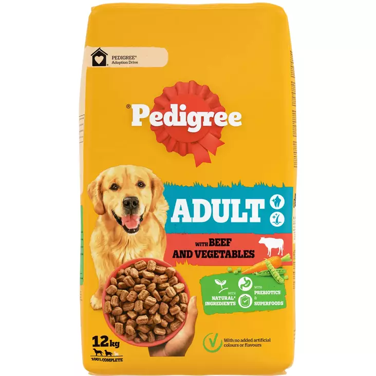 Pedigree koiran kuivamuonaa 12kg - Koiran kuivaruoka - 4008429163623 - 1