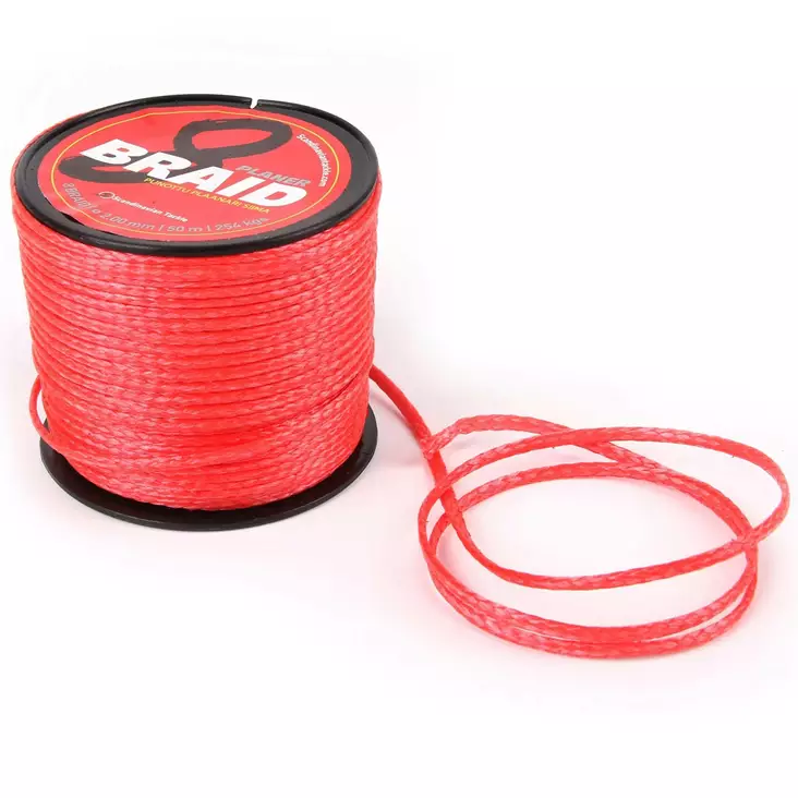 Punainen plaanarisiima kalastukseen  - Plaanarit, plaanarikelat ja narut - 6438212104393 - 1