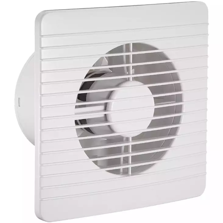 Poistoilmapuhallin ajastimella 120 mm kosteisiin tiloihin - Poistoilmapuhaltimet ja ilmanvaihto - 6438152091173 - 1
