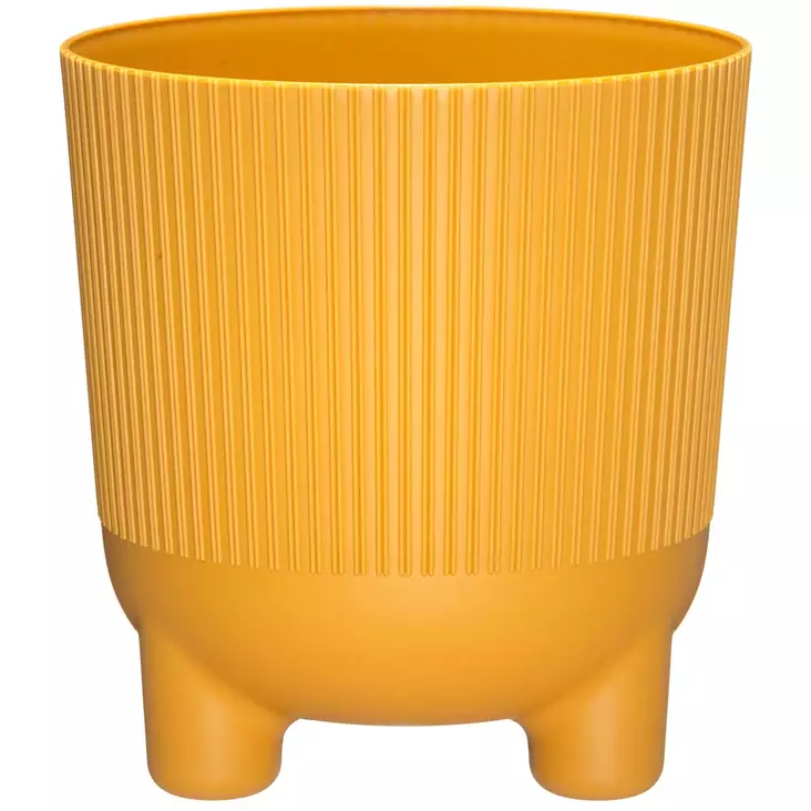 Keltainen kukkaruukku - Kukkaruukut - 6410416443393 - 1