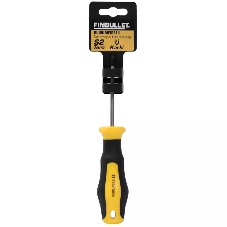 Ruuvimeisseli magneettikärjellä t15 x 75 mm - Ruuvimeisselit - 6438152040713 - 1