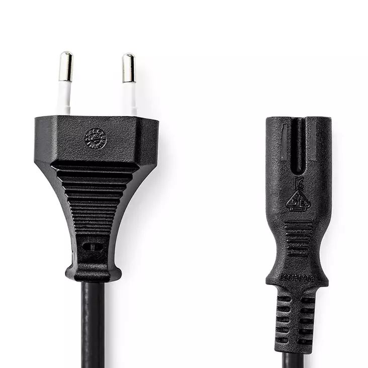 Eurokaapeli kaiuttimille 8 muotoinen pistoke - Tietokoneen yleiskaapelit  - 5412810427413 - 1