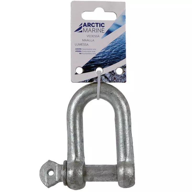 Sakkeli 20mm D-tyyppi Arctic Marine - Sakkelit ja pikalukot - 6430022585553 - 1