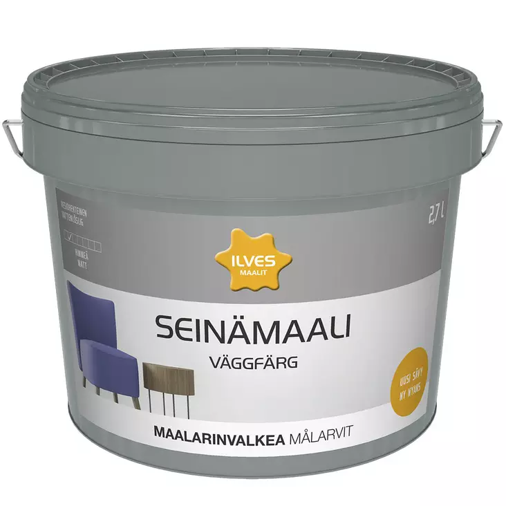 Ilves seinämaali maalarinvalkea sisäseiniin - Talomaalit - 6430026950043 - 1