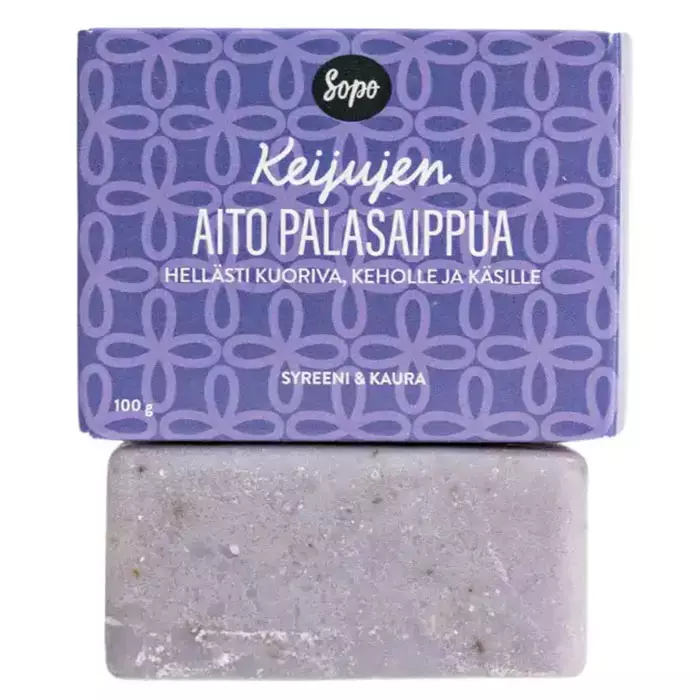 Sopo keijujen aito palasaippua kaura, syreeni - Luonnonkosmetiikka - 6430070050263 - 1