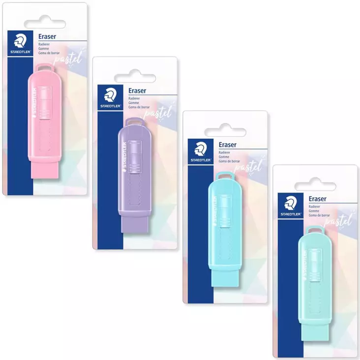 Staedtler pastel pyyhekumi mekanismilla - Pyyhekumit, teroittimet ja viivoittimet - 4007817063323 - 1