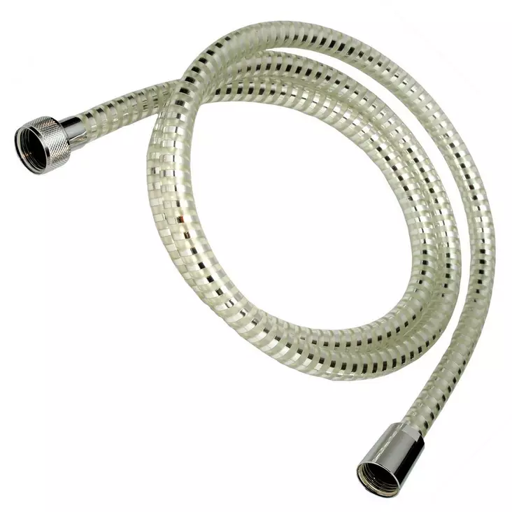 Suihkuletku 150cm muovi/kromi - Kylpyhuonetarvikkeet - 6413820710013 - 2