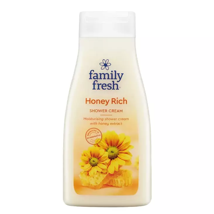 Family fresh honey rich suihkusaippua 500 ml pullo - Suihkusaippuat - 7310614369053 - 1