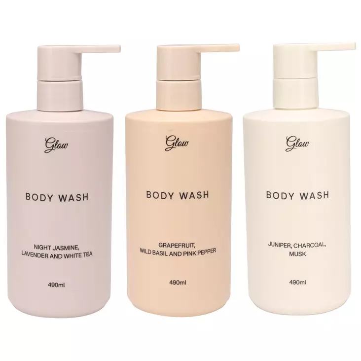 Glow body wash suihkusaippua lajitelma 490ml - Suihkusaippuat - 8721037482073 - 1