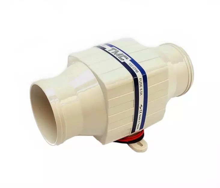 Tunnelipuhallin 105mm 12V 6500L/min - Veneen puhaltimet - 6438255704123 - 1