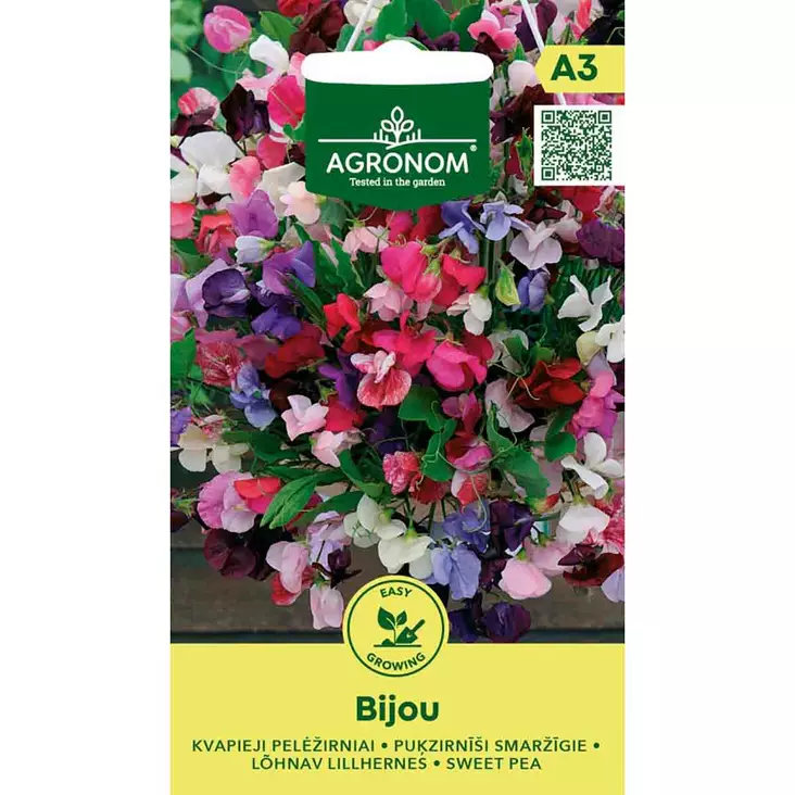 Tuoksuherne bijou annual kirkkaat tuoksuvat kukat - Siemenet - 4770168244993 - 1