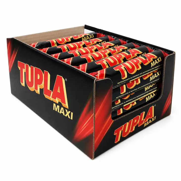 Tuplasuklaa tupla maxi tukkupakkaus laatikko edullisesti - Patukat  - 6410600001903 - 1