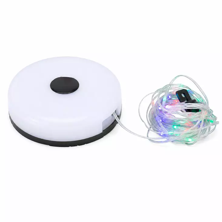 Valoketju ladattava nordlight lämminvalkoinen ja rgb led - Valoketjut ulko- ja sisäkäyttöön - 6418536040713 - 1
