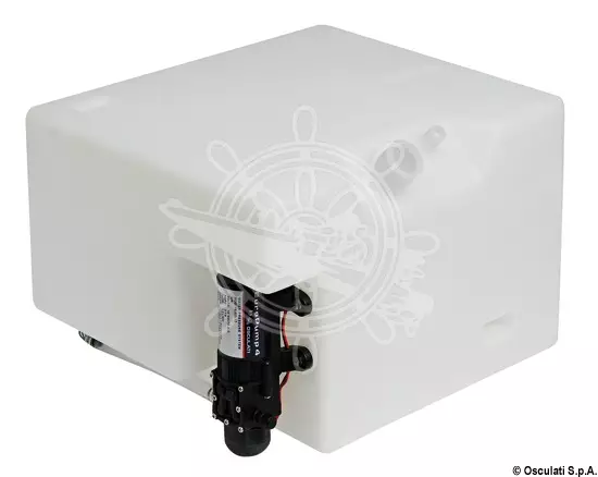 Vesisäiliö 32L 12V-pumpulla - Veneen WC, vesisäiliöt ja altaat - 8033137011573 - 1
