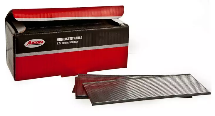 Viimeistelynaula 1,2mm 50mm 5000kpl - Naulaimien naulat ja hakaset - 4718399006683 - 1