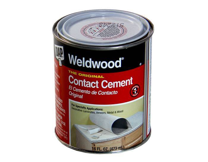 DAP WELDWOOD CONTACT CEMENT GLUE (16OZ) HYDRO TURF MAT ADHESIVE