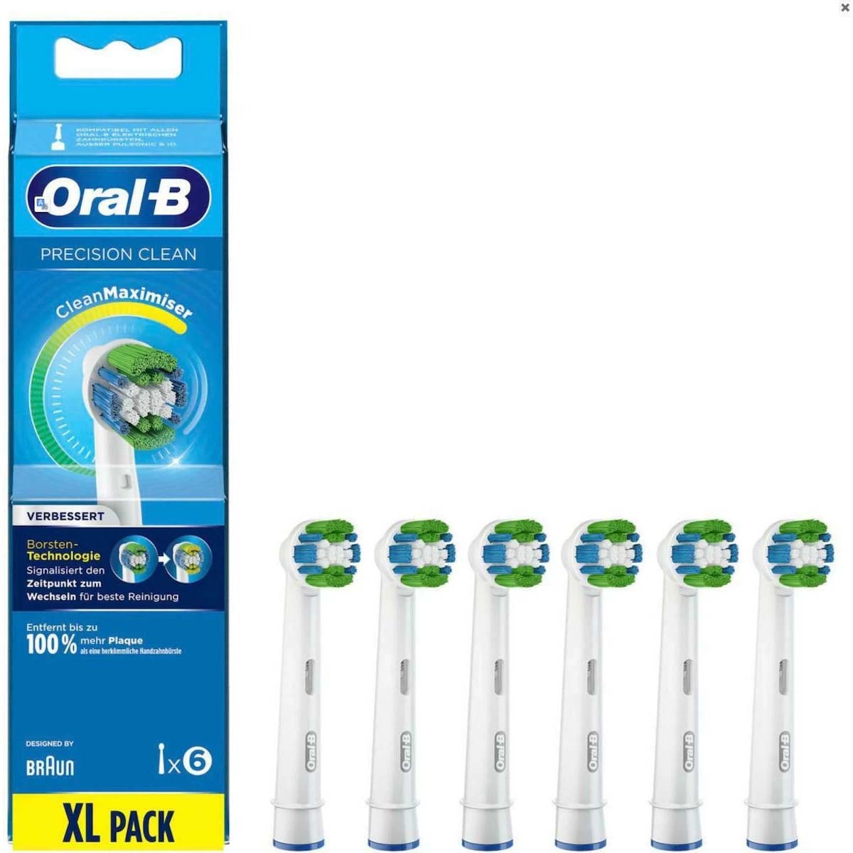 OralB vaihtoharjat 6kpl Sähköhammasharjan vaihtopäät Tuontitukku.fi verkkokauppa