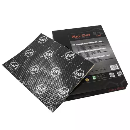 Vaimennusmatto Black Silver Door 1,8mm - Auton vaimennusmatot - 4620756521954 - 1